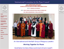 Tablet Screenshot of peacecouncil.org